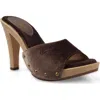 Candies Candie's Antonella Slide Sandal In Brown