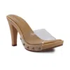Candies Candie's Antonella Slide Sandal In Clear
