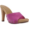 Candies Candie's Antonella Slide Sandal In Fuchsia Suede