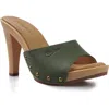 Candies Candie's Antonella Slide Sandal In Green Pumps