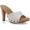Candies Candie's Antonella Slide Sandal In Milk Leather