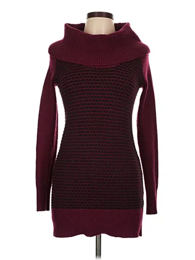 Pre-owned Candies Candie's Casual Dress In Burgundy