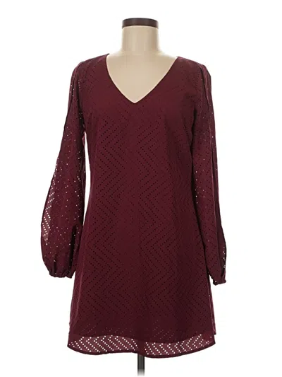 Pre-owned Candies Candie's Casual Dress In Burgundy