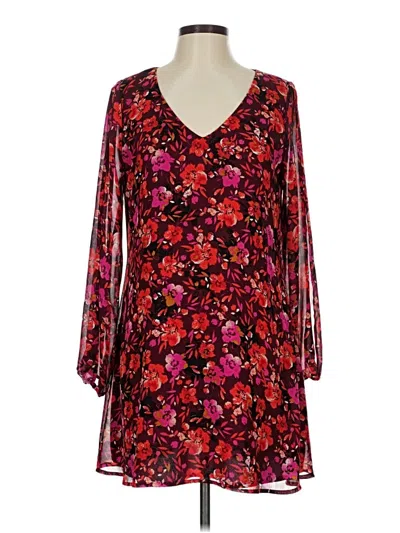 Pre-owned Candies Candie's Casual Dress In Burgundy