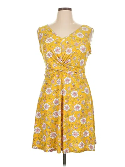 Pre-owned Candies Candie's Casual Dress In Yellow
