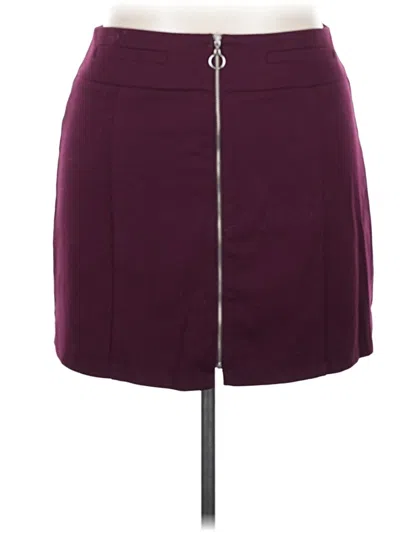 Pre-owned Candies Candie's Casual Skirt In Burgundy