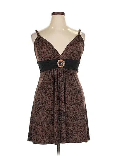 Pre-owned Candies Candie's Cocktail Dress In Brown