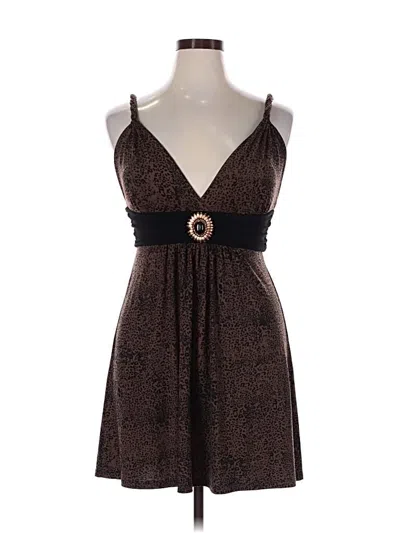 Pre-owned Candies Candie's Cocktail Dress In Brown