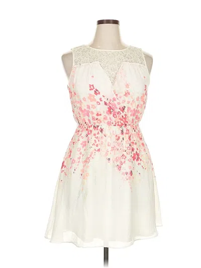 Pre-owned Candies Candie's Cocktail Dress In White