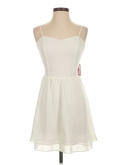 Pre-owned Candies Candie's Cocktail Dress In White