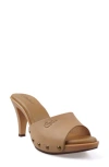 Candies Candie's Emiliana Platform Sandal In Natural Leather