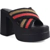 Candies Candie's Erismar Platform Sandal In Black