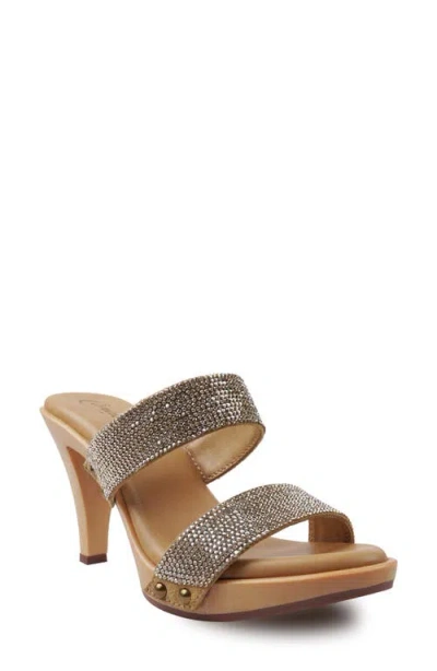 Candies Candie's Eve Platform Sandal In Beige