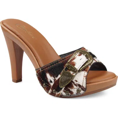 Candies Candie's Federica Platform Slide Sandal In Multi