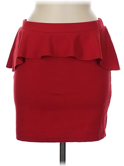 Pre-owned Candies Candie's Formal Skirt In Red