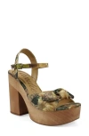 Candies Candie's Knotted Platform Sandal In Multi