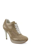 Candies Candie's Lace-up Platform Pump In Brown
