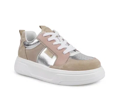 Candies Candie's Lancer Platform Sneaker In Brown