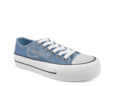 Candies Candie's Leann Platform Sneaker In Blue