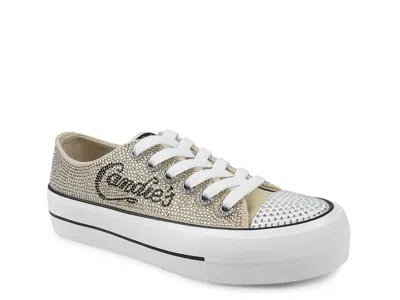 Candies Candie's Leann Platform Sneaker In Gold