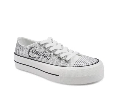 Candies Candie's Leann Platform Sneaker In Silver