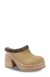 Candies Candie's Leora Platform Clog In Sand Suede