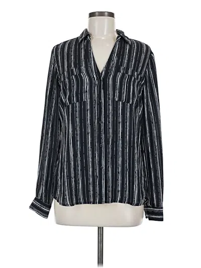 Pre-owned Candies Candie's Long Sleeve Blouse In Black