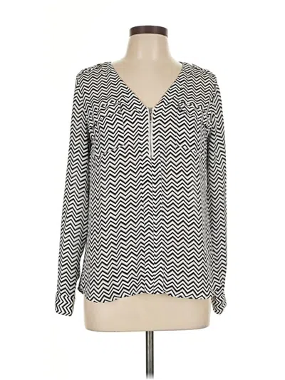 Pre-owned Candies Candie's Long Sleeve Blouse In Gray