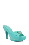 Candies Candie's Lorenna Platform Sandal In Green