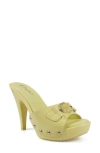 Candies Candie's Lorenna Platform Sandal In Yellow
