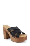 Candies Candie's Marlie Platform Slide Sandal In Black