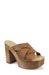 Candies Candie's Marlie Platform Slide Sandal In Brown
