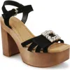 Candies Candie's Mckenley Platform Slide Sandal In Black
