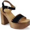 Candies Candie's Michell Platform Slide Sandal In Black