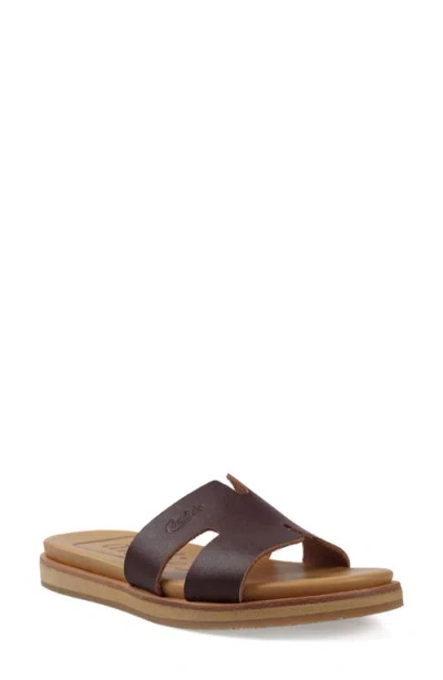 Candies Candie's Mikela Slide Sandal In Brown