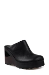 Candies Candie's Nichola Platform Wedge Clog In Black