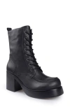 Candies Candie's Phoebe Lug Sole Bootie In Black