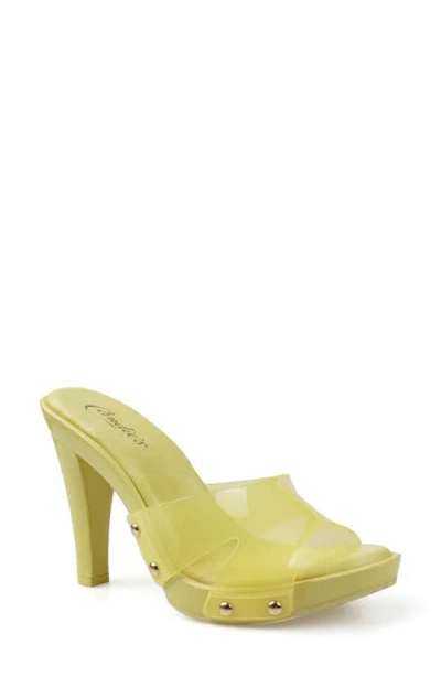 Candies Candie's Pixy Slide Sandal In Green