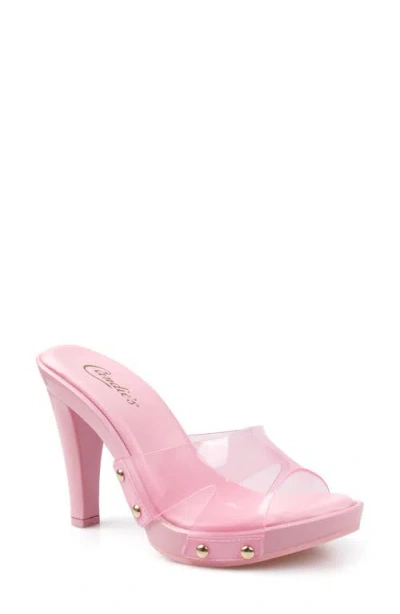 Candies Candie's Pixy Slide Sandal In Pink
