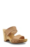 Candies Candie's Rammya Platform Slide Sandal In Natural