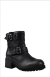 Candies Candie's Rissa Lug Sole Moto Bootie In Black