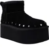 Candies Candie's Shye Faux Fur Platform Bootie In Black