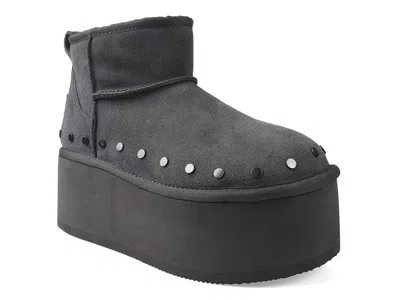 Candies Candie's Shye Platform Bootie In Gray