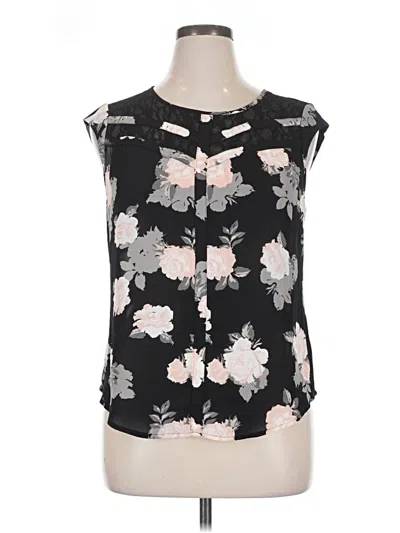 Pre-owned Candies Candie's Sleeveless Blouse In Black