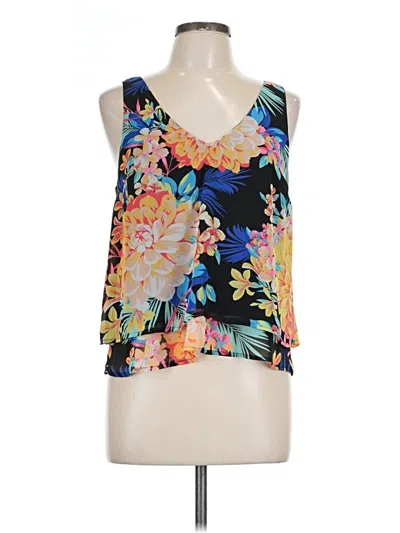 Pre-owned Candies Candie's Sleeveless Blouse In Black