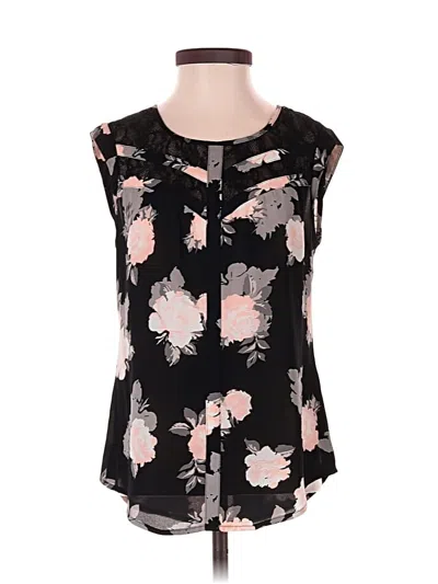 Pre-owned Candies Candie's Sleeveless Blouse In Black