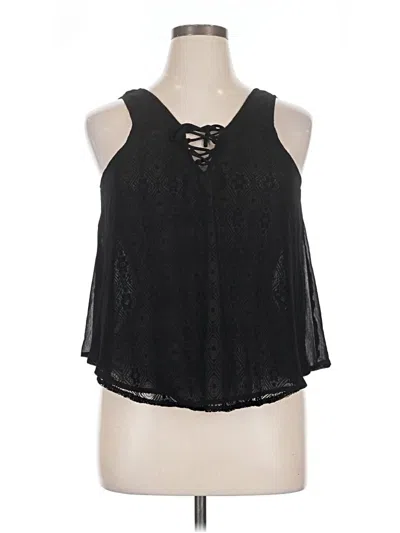 Pre-owned Candies Candie's Sleeveless Blouse In Black