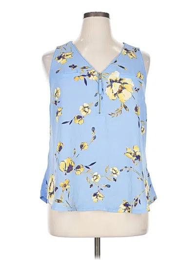 Pre-owned Candies Candie's Sleeveless Blouse In Blue