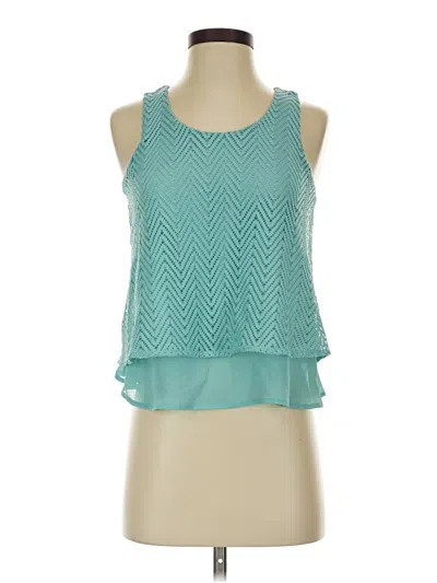 Pre-owned Candies Candie's Sleeveless Blouse In Blue