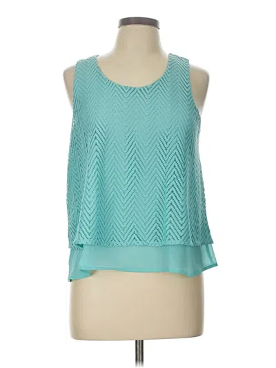 Pre-owned Candies Candie's Sleeveless Blouse In Blue